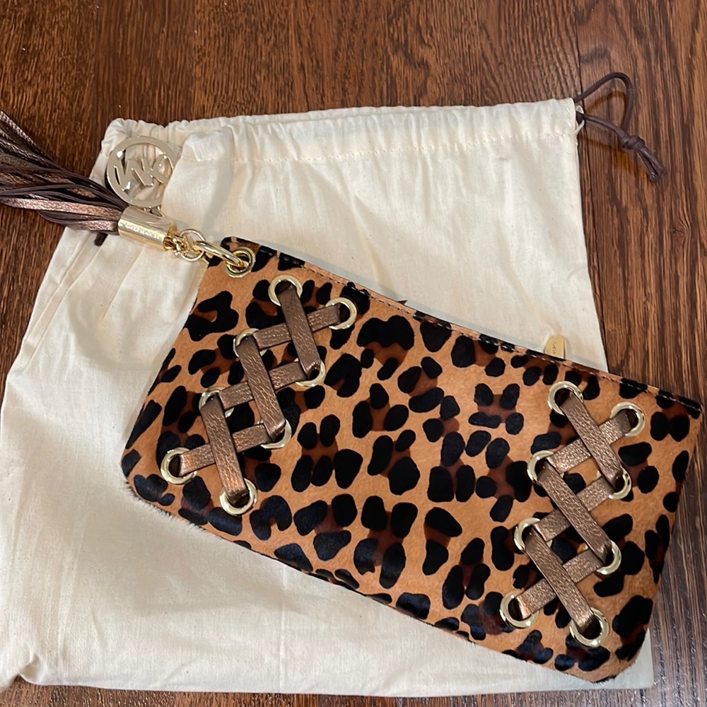 Cheetah Print Michael Kors Clutch